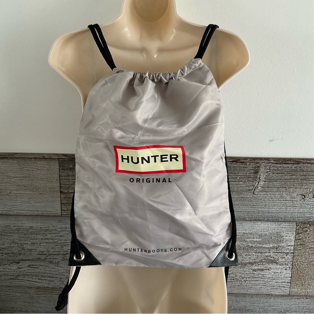 Hunter Gray Drawstring Bag/Backpack - image 1